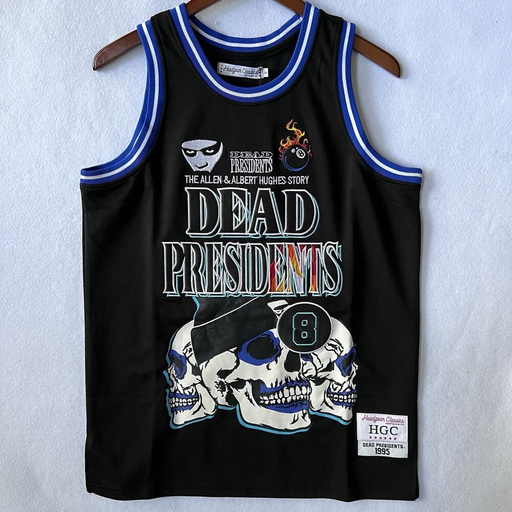 Headgear Classics Basketball Jersey Dead Presidents Size Small New With Tags